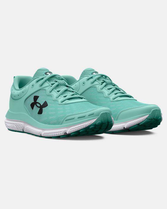 Women's UA Charged Assert 10 Running Shoes in Blue image number 3